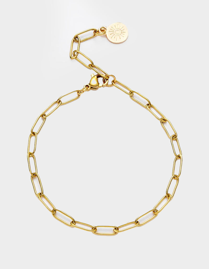 MAUKA Gold Link Bracelet image number 0