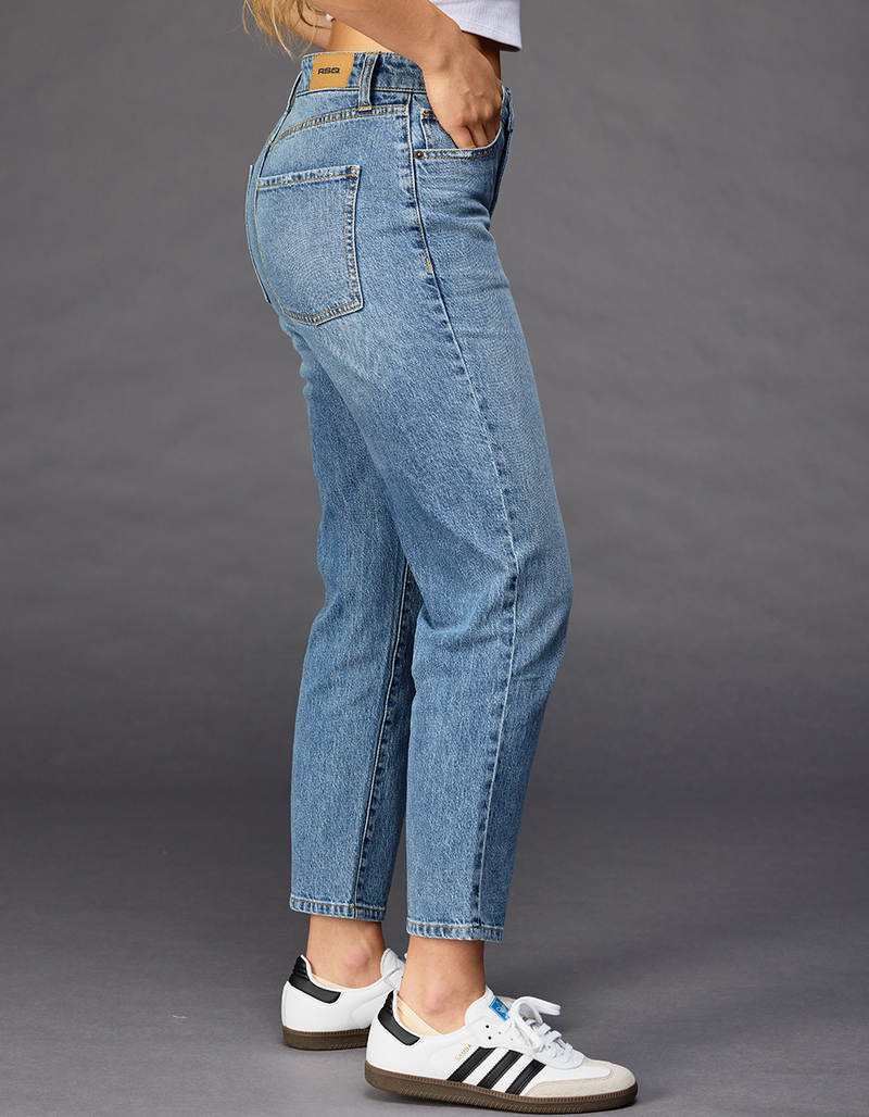 RISEN Janele Mid Rise Ankle Straight Cuffed Jeans main image 1