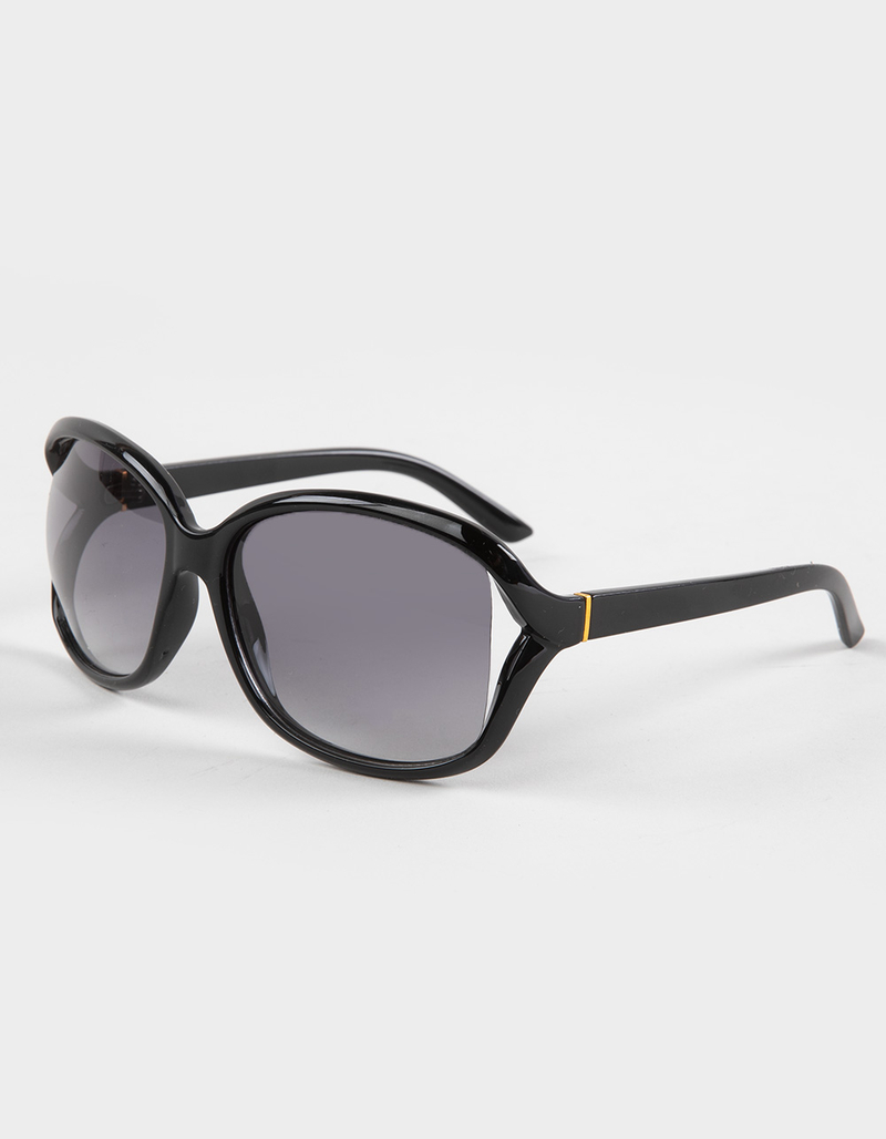 RSQ Oversized Round Plastic Sunglasses image number 0