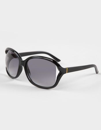 RSQ Oversized Round Plastic Sunglasses Primary Image