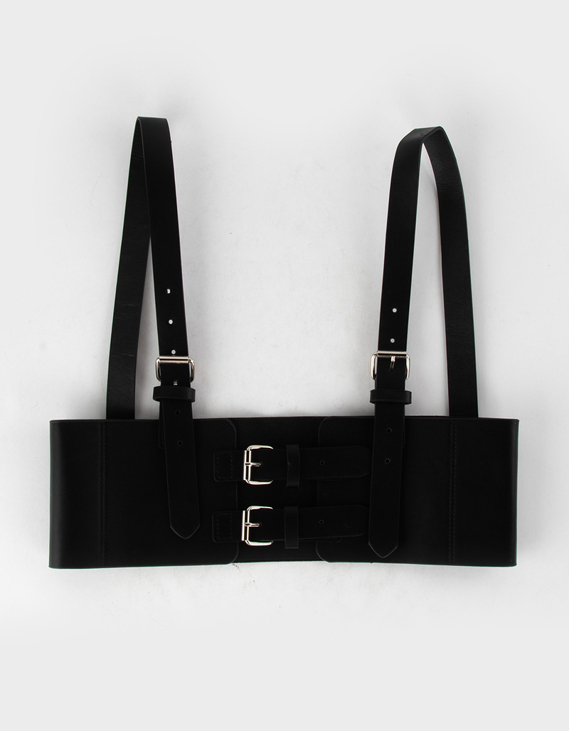 Wide Double Buckle Womens Harness Belt image number 1
