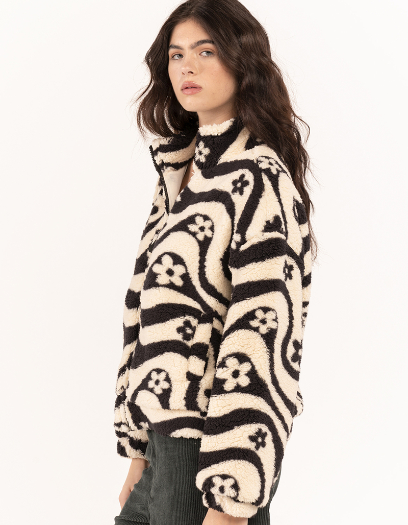 RSQ Print Womens Sherpa Jacket image number 2