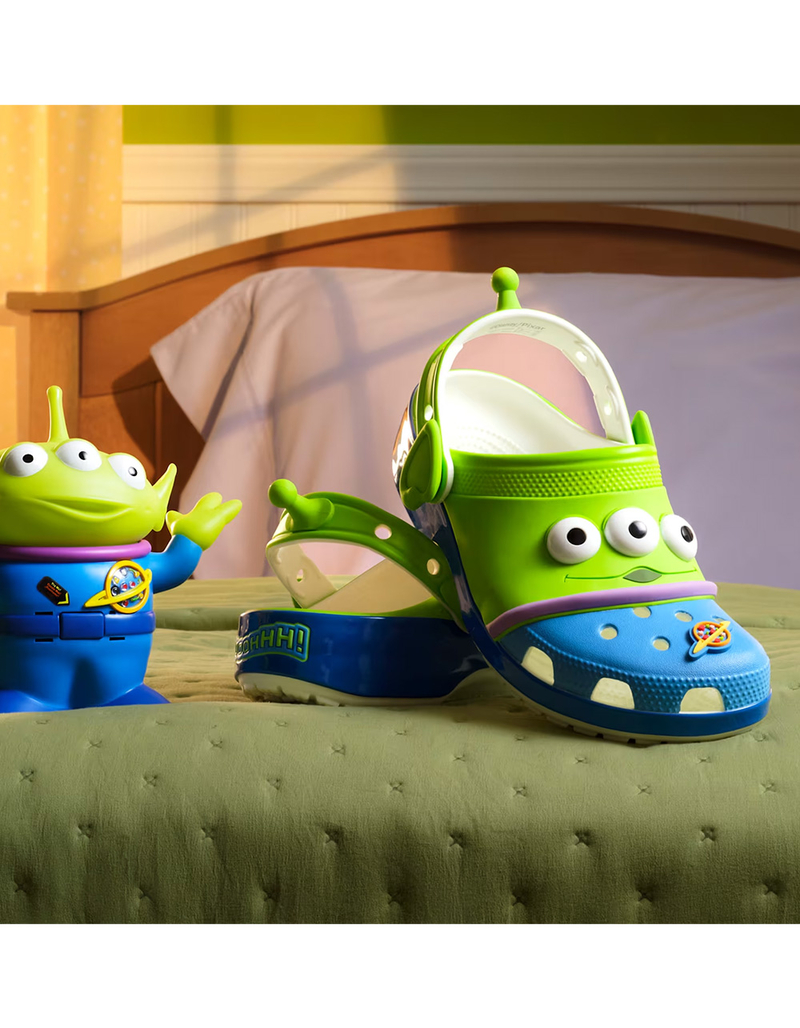 CROCS x Disney Pixar Toy Story Alien Classic Clogs image number 1