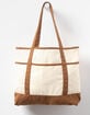 RSQ x Peanuts Fall Leaves Canvas Tote Bag image number 3