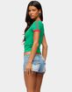 EDIKTED Mexico 08 V-Neck Tee image number 3