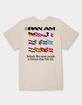 PAN AM European Flags Unisex Tee image number 2