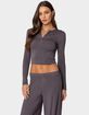 EDIKTED Kait Henley Top image number 1