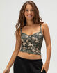 TILLYS Print Butter Soft Twist Womens Cami image number 1