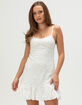 MADDEN GIRL Womens Lace Babydoll Dress image number 1
