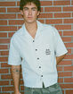 RSQ Mens Graphic Crop Button Up Shirt image number 5