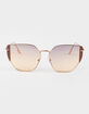 RSQ Oversized Metal Sunglasses image number 2