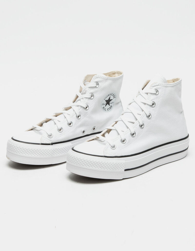 CONVERSE Chuck Taylor All Star Lift Womens High Top Shoes - WHITE - 560846C