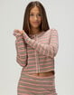 BRIXTON Bixby Stripe Womens Cardigan image number 1