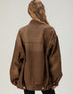 RSQ Womens Oversized Denim Jacket image number 4