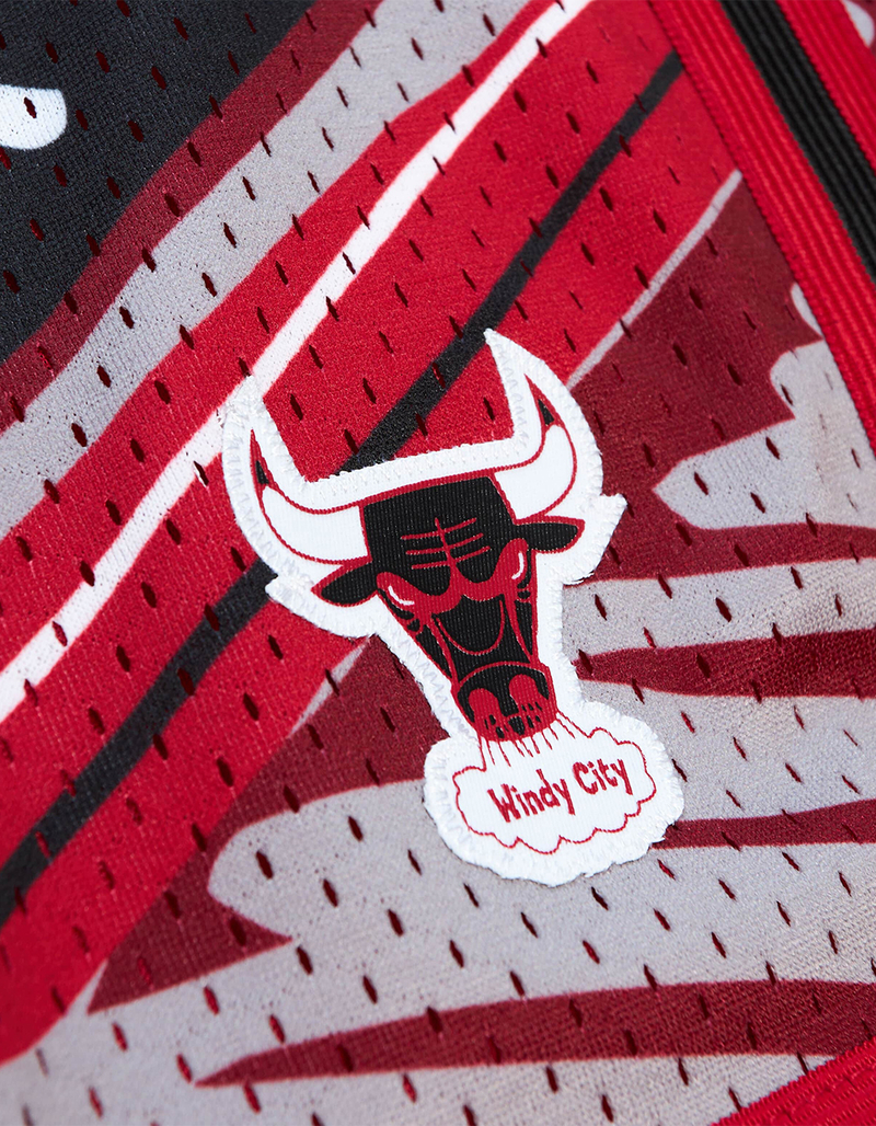 MITCHELL & NESS Chicago Bulls Game Day Pattern Mens Shorts image number 2