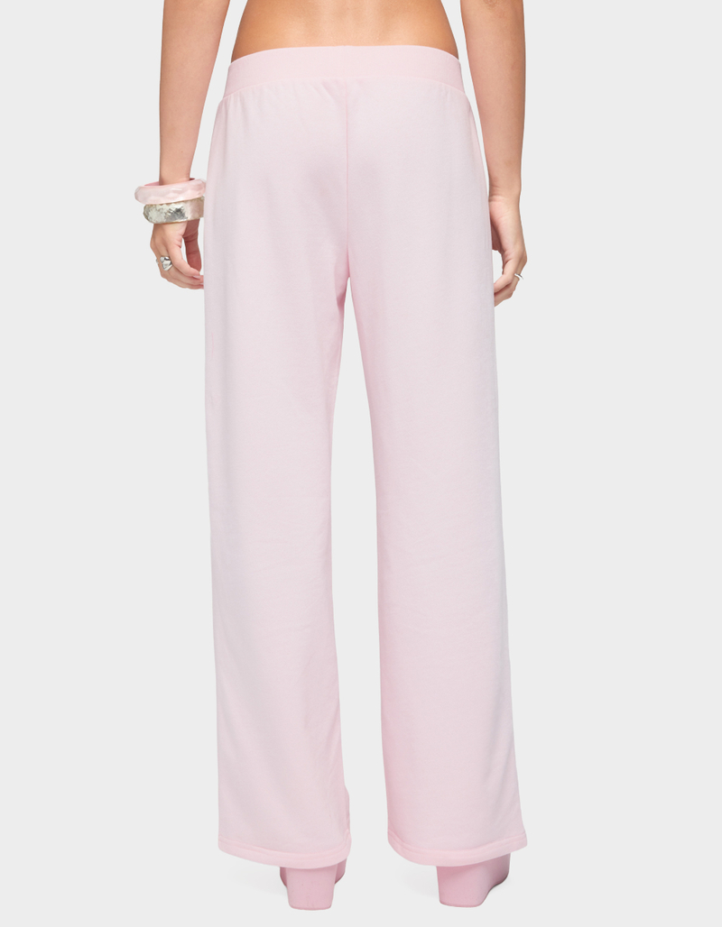 EDIKTED Edikted Studio Rhinestone Sweatpants image number 2