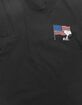 PEANUTS USA Snoopy Stamp Unisex Tee image number 3