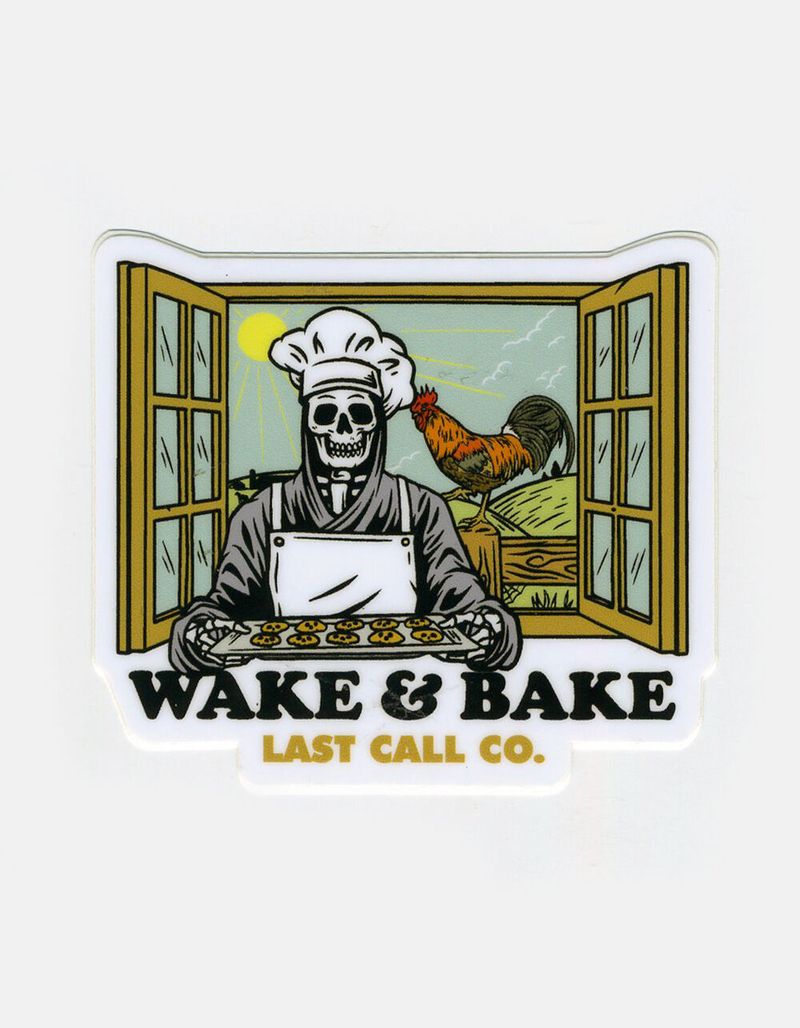 LAST CALL CO. Wake Sticker image number 0
