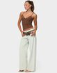 EDIKTED Holland Bead V-Neck Tank Top image number 4
