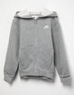 NIKE Sportswear Club Fleece Girls Zip-Up Hoodie image number 1