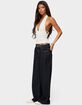 EDIKTED Karah Belt Low Rise Jeans image number 4