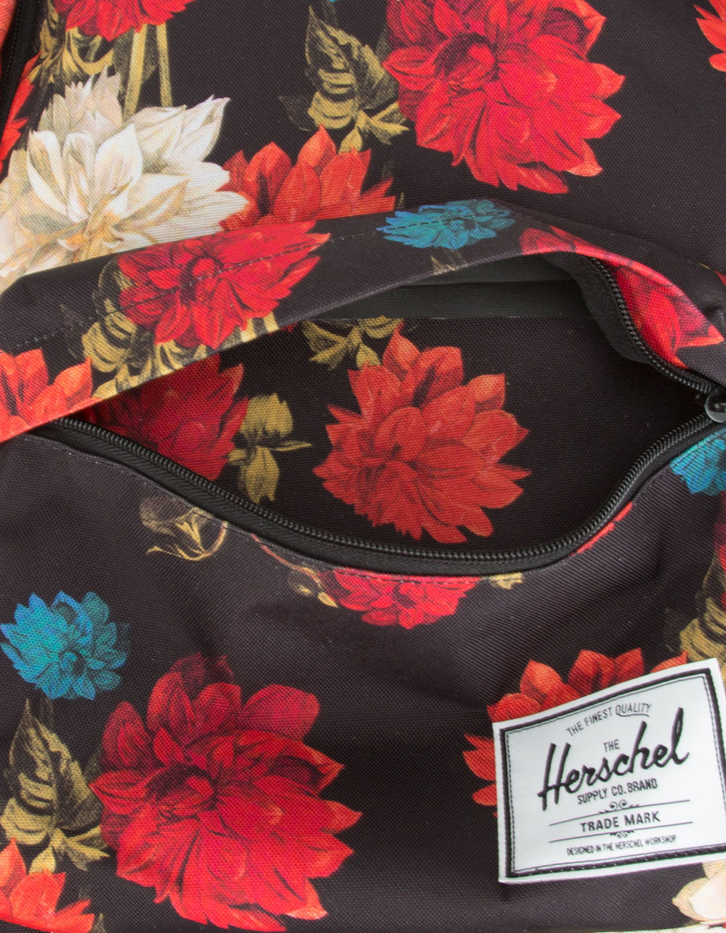 HERSCHEL SUPPLY CO. Classic XL Vintage Floral Black Backpack image number 3