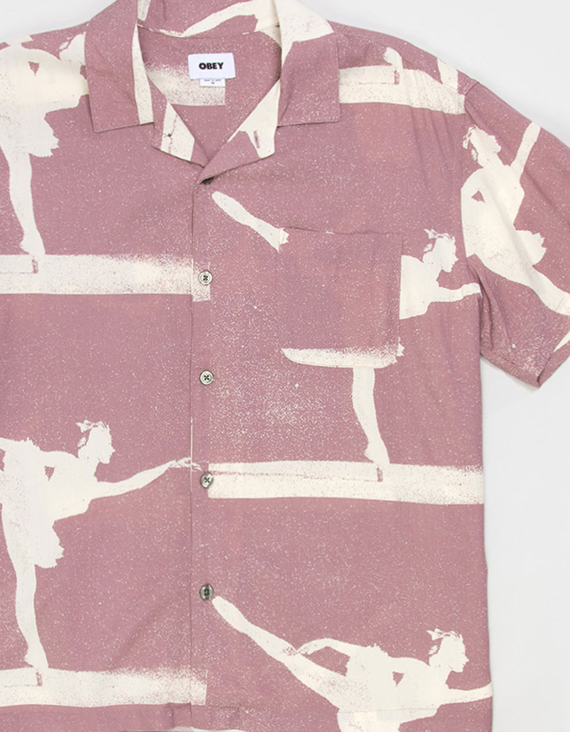 OBEY Jacques Mens Button Up Shirt image number 1