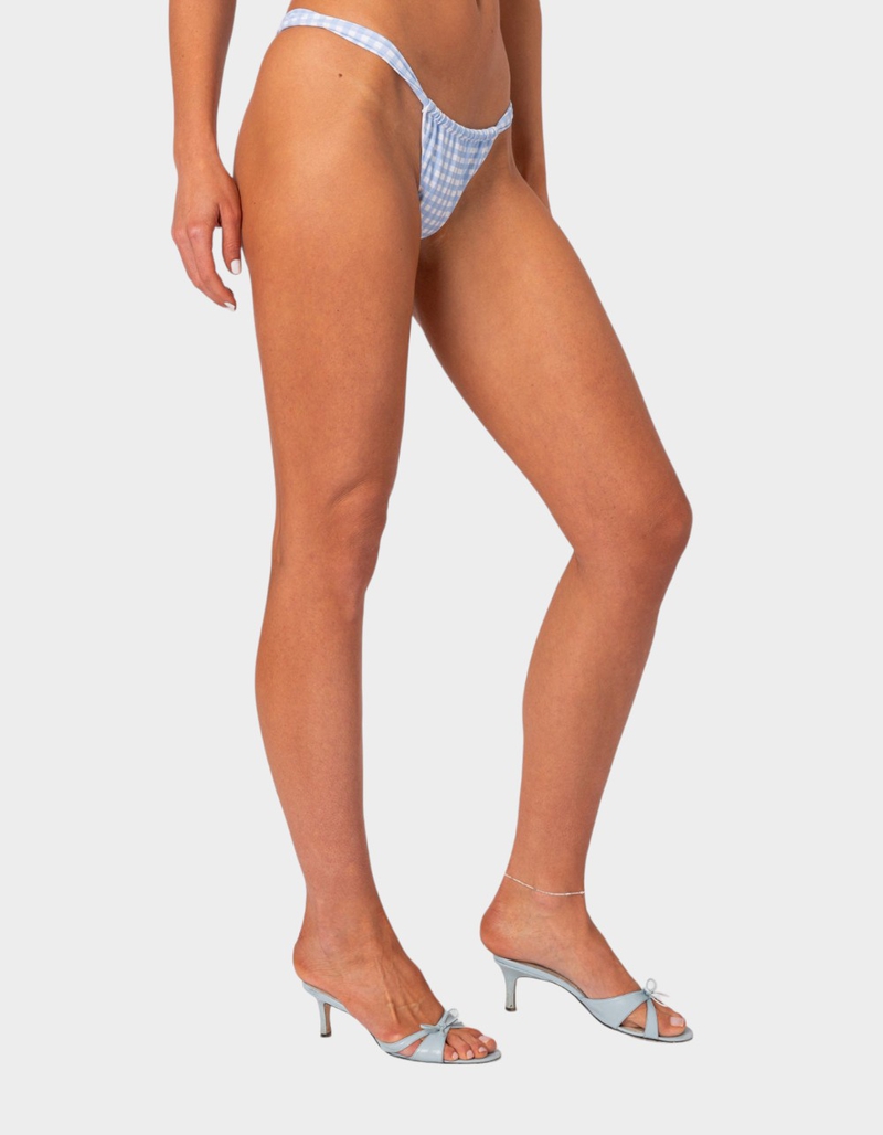 EDIKTED Gingham Bikini Bottom image number 2