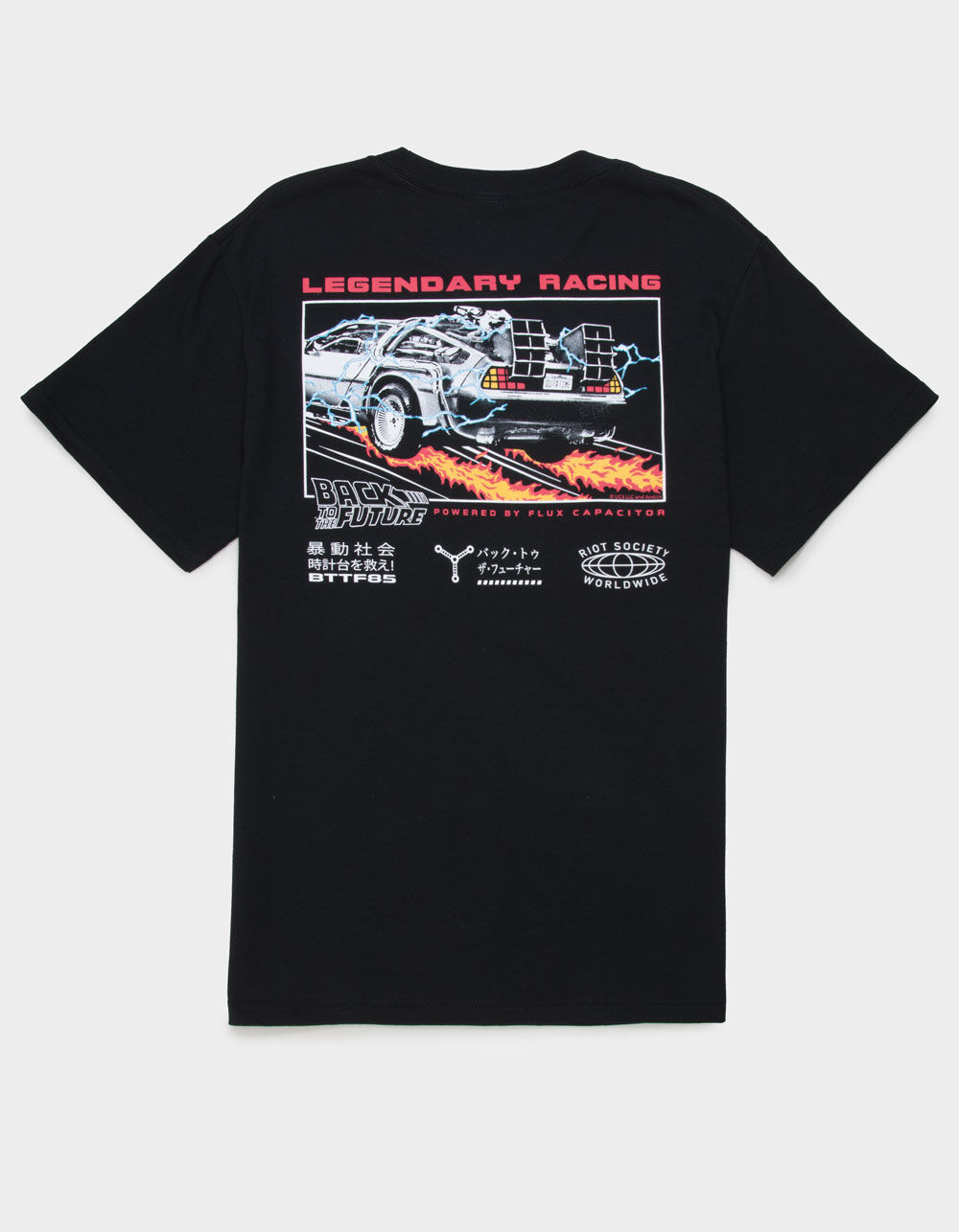 RIOT SOCIETY Back To The Future Mens Tee - BLACK | Tillys