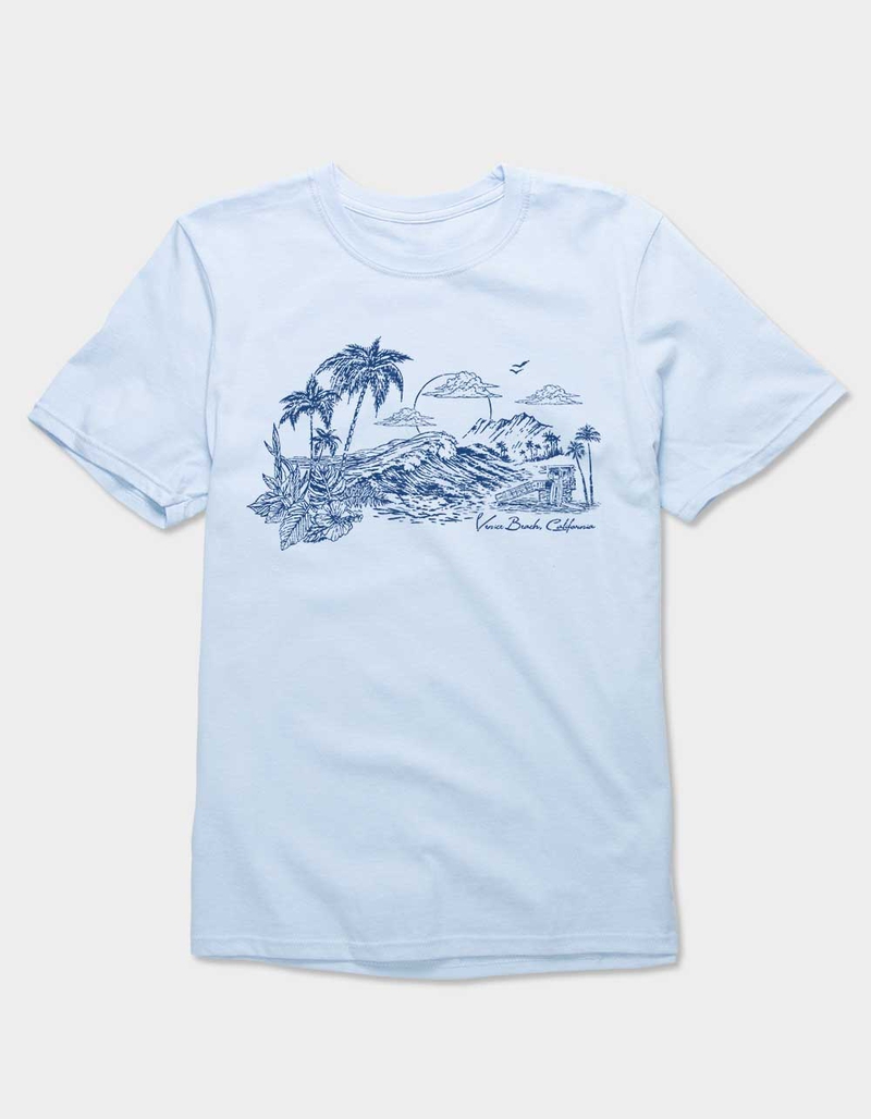 VENICE BEACH Sunset Distressed Unisex Tee image number 0
