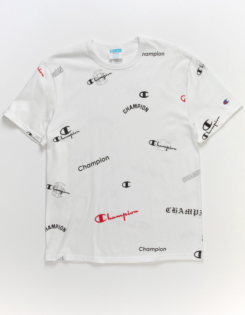 CHAMPION Heritage Multi Logo Mens Tee image number 0