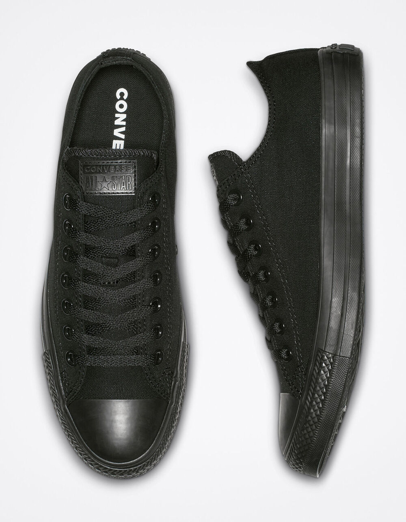 CONVERSE Chuck Taylor All Star Black Low Top Shoes image number 1