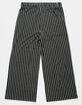 FULL TILT Stripe Crop Black & White Girls Palazzo Pants image number 2