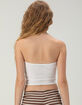 TRUE RELIGION Ruched Ribbed Womens Tube Top image number 4
