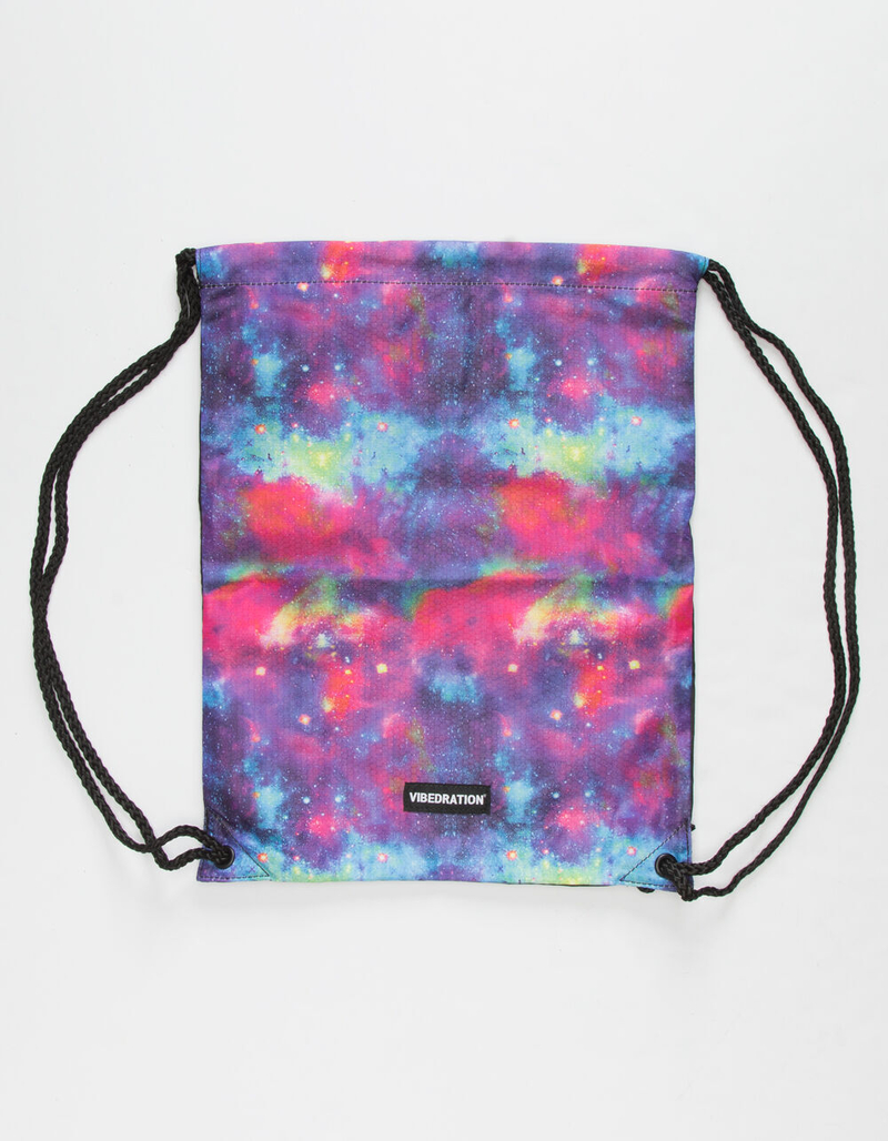 VIBEDRATION Metallic Space Drawstring Hydro Bag image number 1