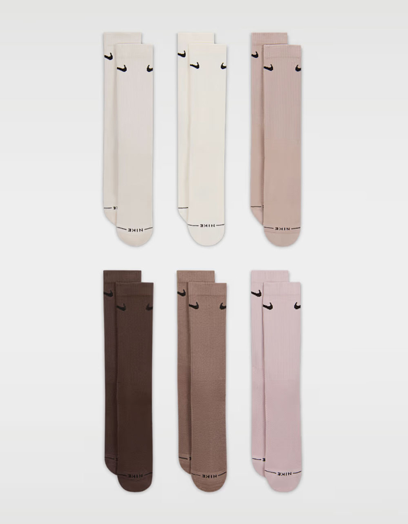 NIKE Everyday Elevated 6 Pack Crew Socks image number 0