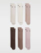 NIKE Everyday Elevated 6 Pack Crew Socks image number 1