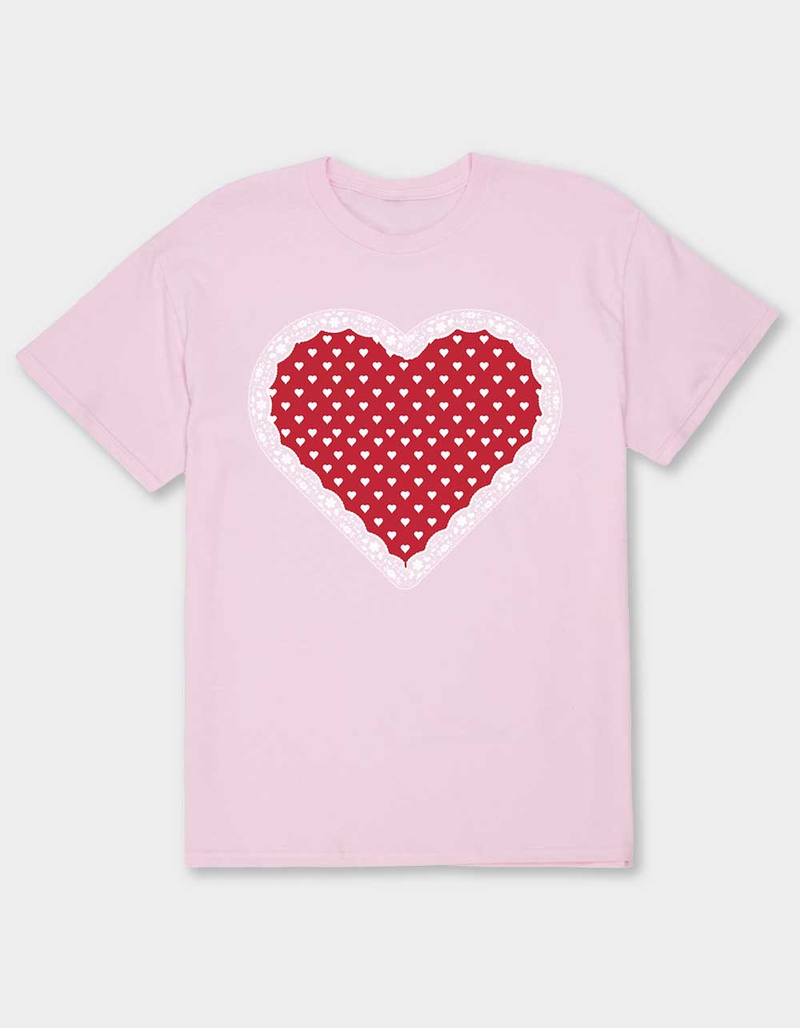 HEART Lace Valentine Unisex Tee image number 0
