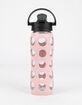 LIFEFACTORY 22oz Active Cap Desert Rose Glass Water Bottle image number 2