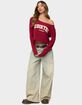 EDIKTED LA Babe Off Shoulder Top image number 4