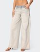 EDIKTED Rhiannon Washed Wide Leg Jeans image number 1