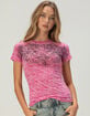 AFFLICTION Forgotten Womens Fitted Tee image number 1