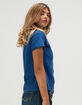 PRO STANDARD Los Angeles Dodgers Womens Baby Tee image number 3