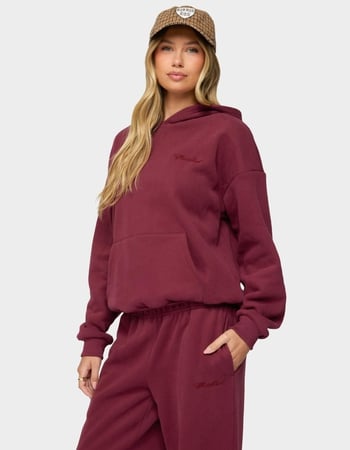 EDIKTED Basic Girl Oversized Edikted Hoodie Alternative Image