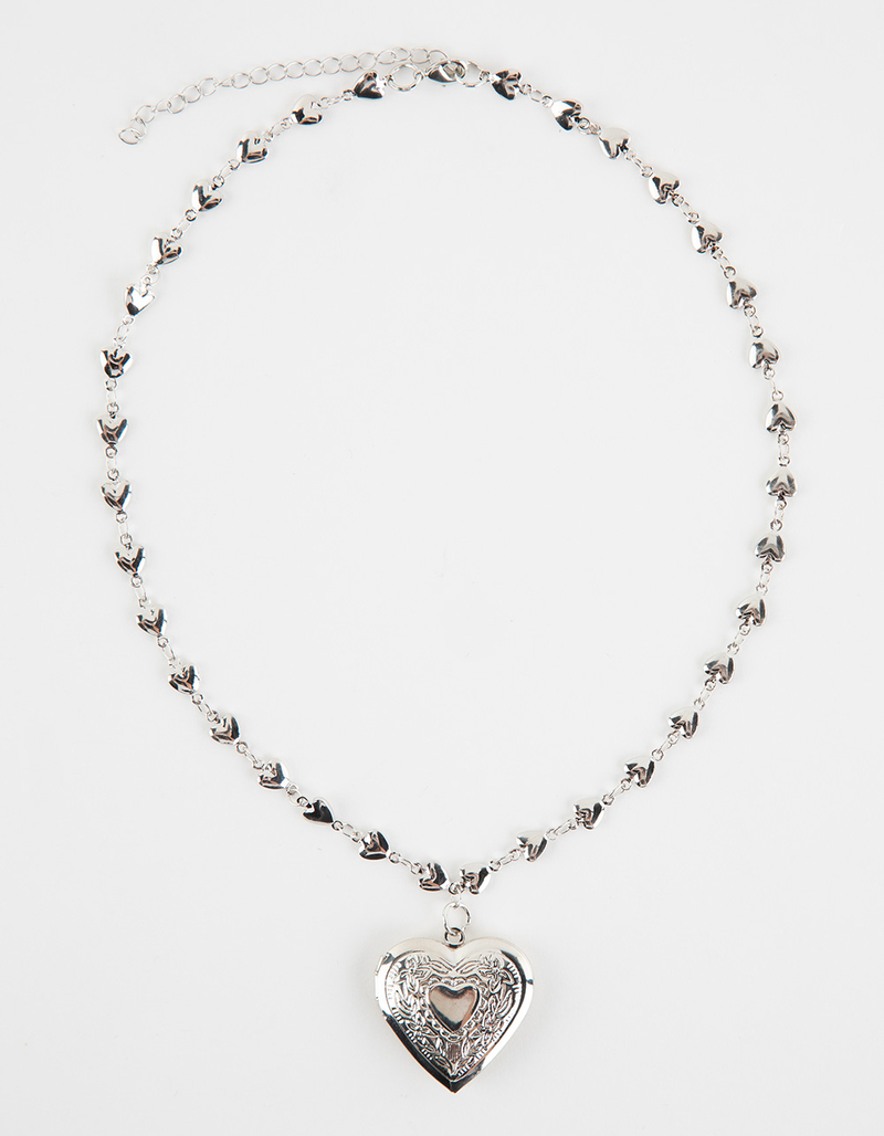 FULL TILT Lux Heart Locket Necklace image number 0