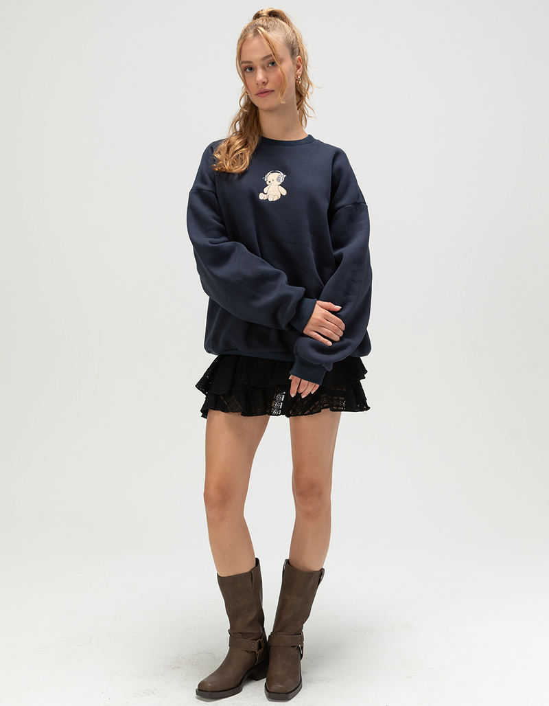 HAPPY CAMP3R Do Not Disturb Womens Crewneck Sweatshirt image number 4