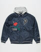 PRIMITIVE Keeper Mens Two-Fer Varsity Jacket image number 1
