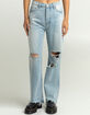 VERVET Super High Rise Straight Leg Womens Jeans image number 4