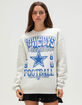 THE WILD COLLECTIVE Dallas Cowboys Womens Crewneck Sweatshirt image number 1