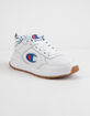 CHAMPION 93Eighteen C Logo White Leather Boys Shoes image number 2